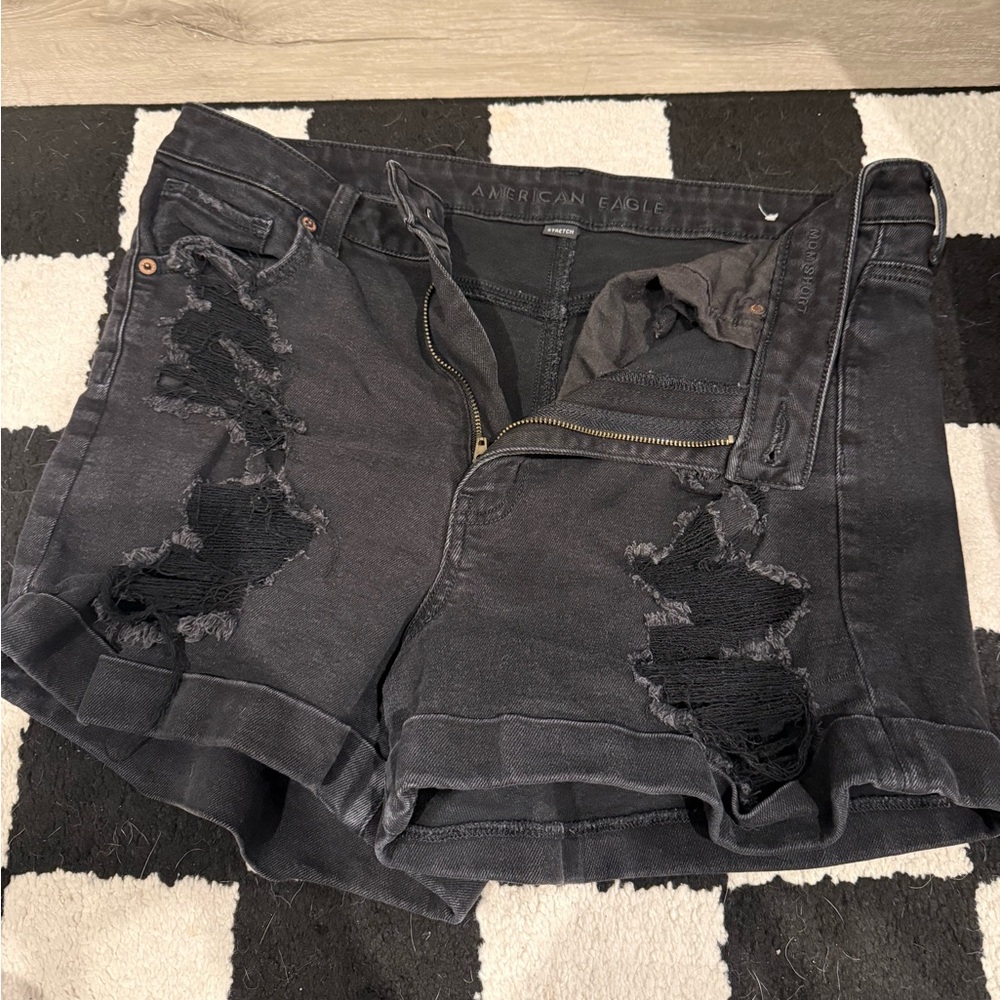 American Eagle Outfitters Dark Denim Shorts